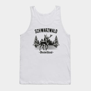 Schwabe Schwarzwald Deutschland Hirsch Wald Tank Top